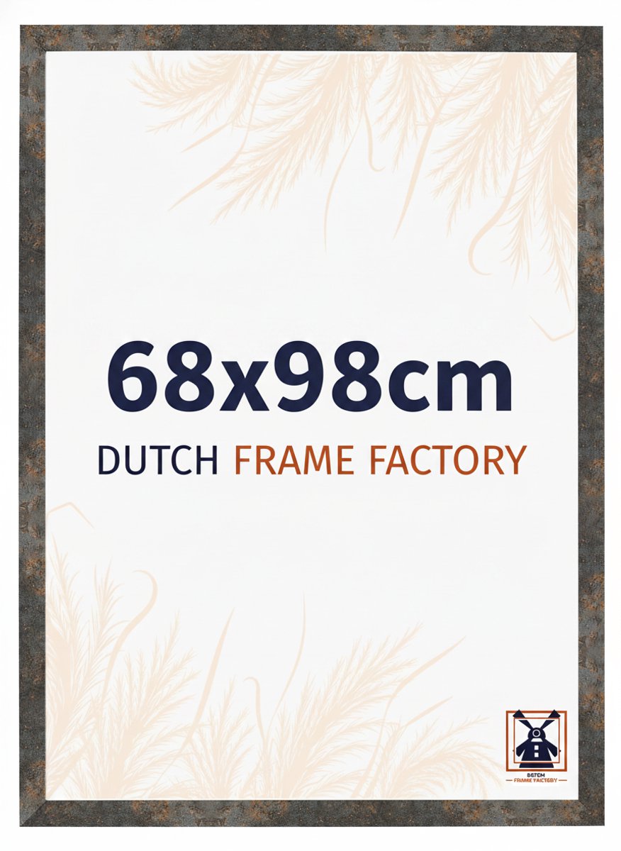 Dutch Frame Factory Fotolijst 68x98 cm - MDF - Geoxideerd Metaal - Benno