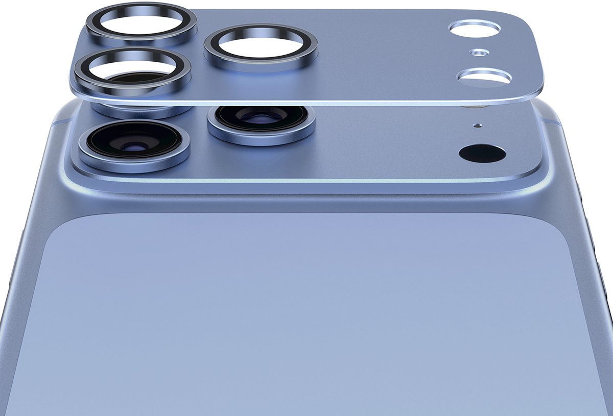 PanzerGlass ® Fender Camera Lens Protector Shades of Blue iPhone 2026 Pro Doorzichtige schermbeschermer 1 stuk(s)