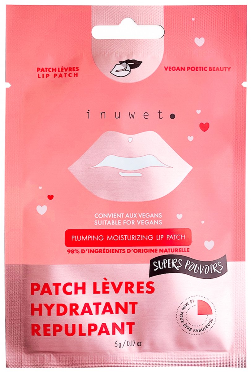 Inuwet Hydraterende en Verstevigende Lippenpatch 1 Patch