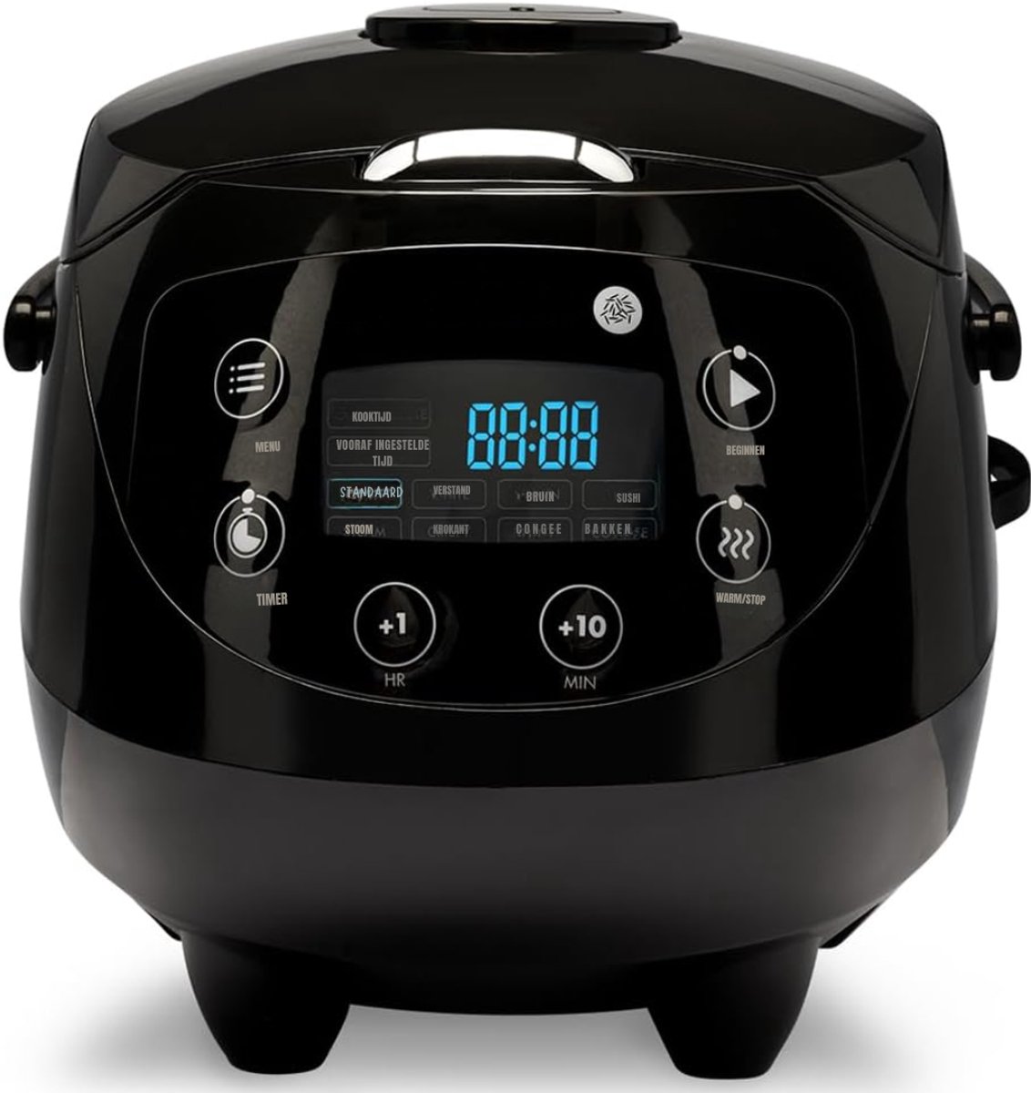 QORA® Multicooker - Multicookers - Zwart - 32cm x 23cm x 22cm