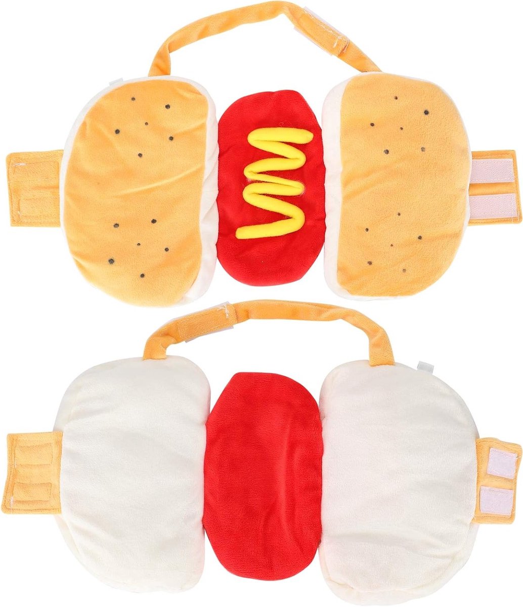 Verkleed je huisdier in een hamburger kostuum - feestelijke outfit voor honden en katten, perfect voor Halloween en verjaardagen