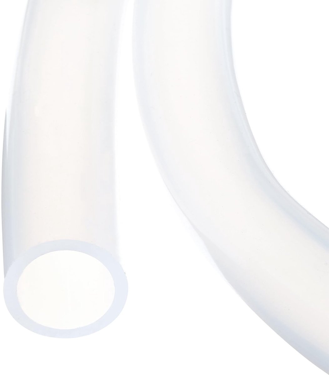 Dailygoods- Siliconen Buizen 1m - Flexibele Slangen - 25mm ID / 31mm OD - Transparant - Voor Irrigatie / Drainage - Hoge Temperatuur - Siliconenslang