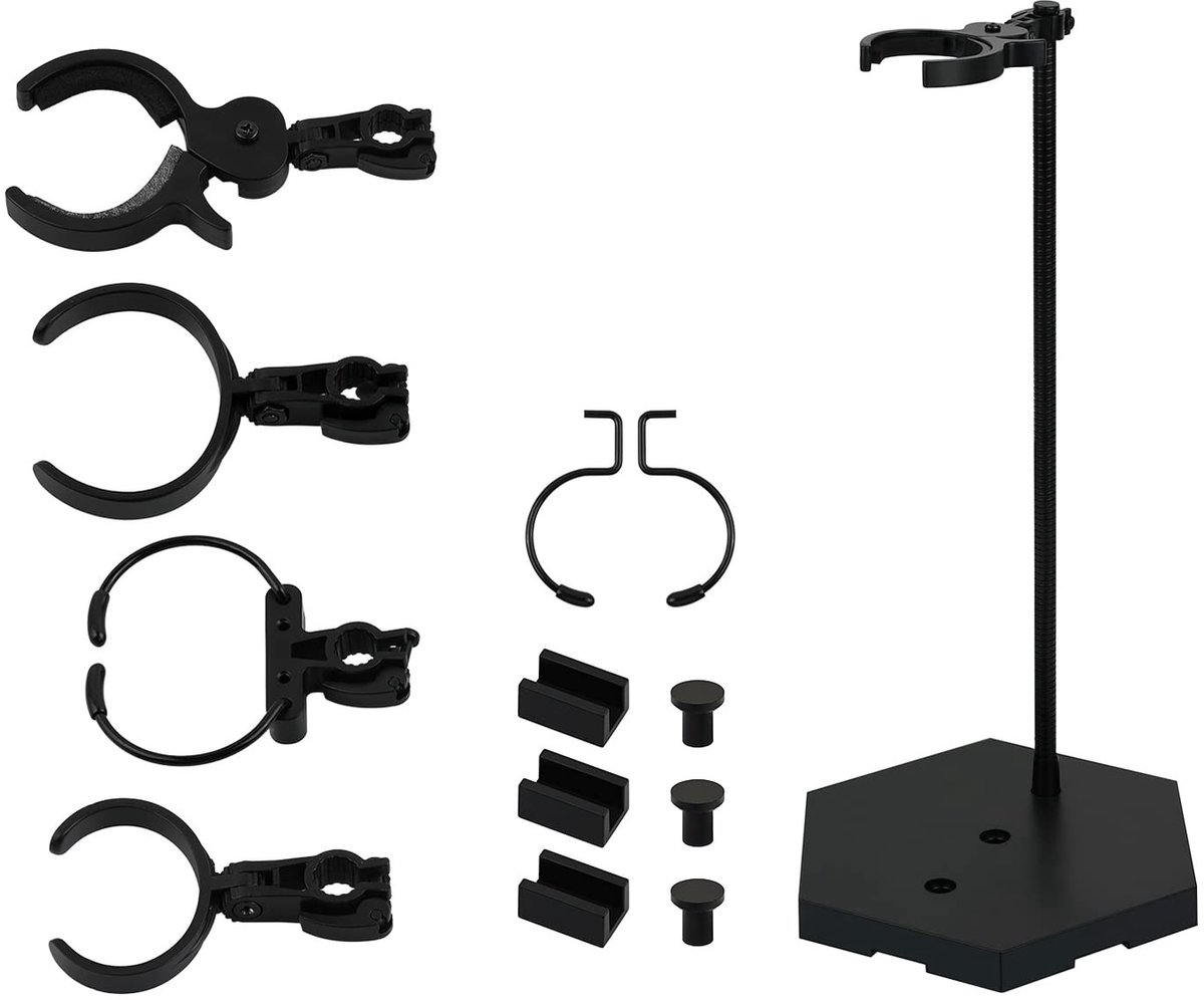 Dailygoods- Actiefiguurstandaard 12 Inch - Aansluitbare Metalen Standaard - Voor Figuren 1/6 en 1/9 Schaal - Stevige Constructie - Geschikt voor Verzamelobjecten - Figuurstandaard