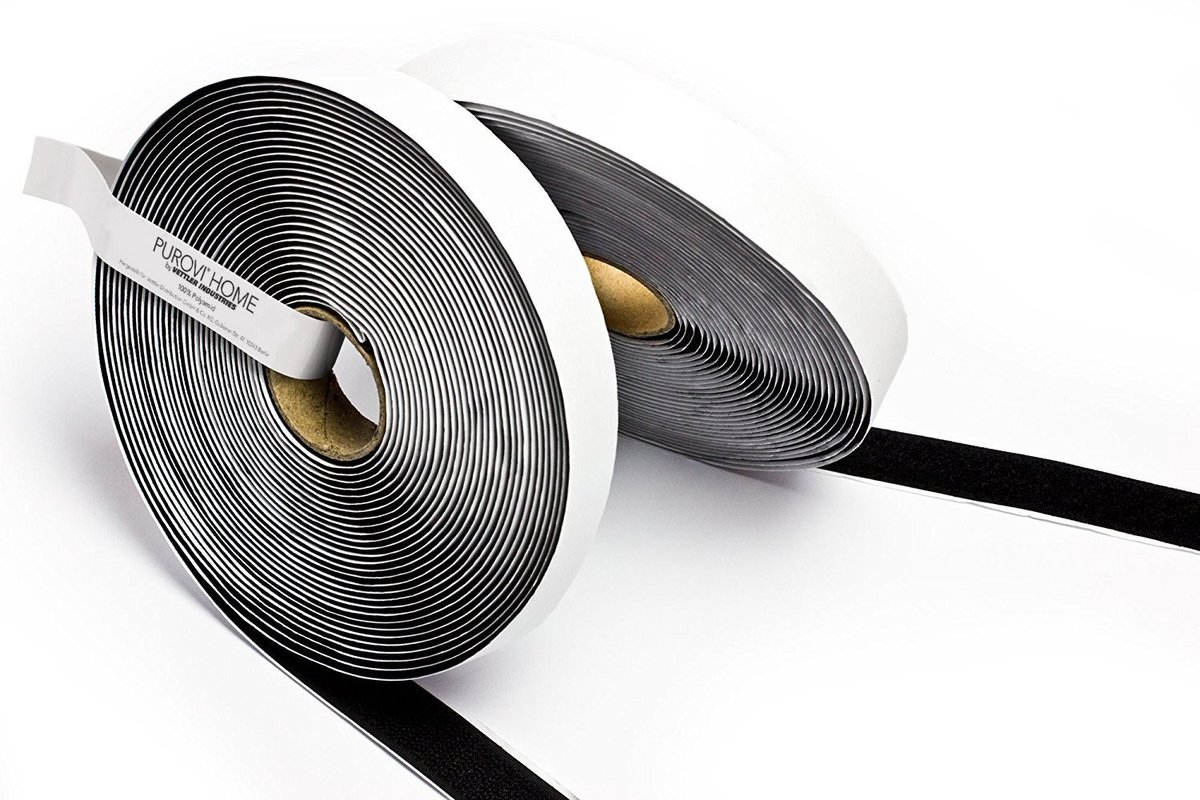 Dailygoods- Dubbelzijdig Plakband Extra Sterk - Zelfklevend - 20 mm Breed - Voor Huishouden - Werkplaats - Kantoor - 5 m Lengte - Klittenband