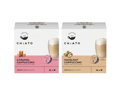 Koffiecapsules compatibel met NESCAFÉ® Dolce Gusto® CHiATO Caramel Cappuccino, 16 st.