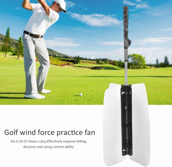 Golftrainer - Swing trainer - Golfswing oefenen - Antislip handgreep - 77 cm - Wit — afbeelding 2