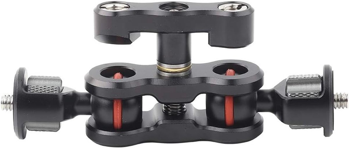 180 Graden Rotatable Magic Arm Bevestiging voor DSLR Camera's en LCD Monitoren met Dubbele Balhoofd