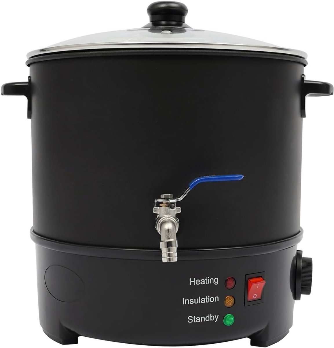 Elektrische Waxsmelter - Grote Smeltpot - Kaarsen Maken - Snelle Verwarming - 10 Liter - Zwart