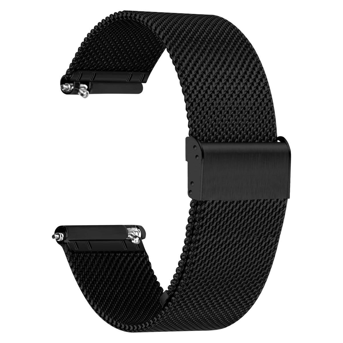 Dailygoods- Horlogeband Roestvrij Staal - Quick Release - Vervangend Bandje - Heren/Dames - 10/12/14/16/18/20/22 mm - Hoogwaardig Materiaal - Horlogebandje