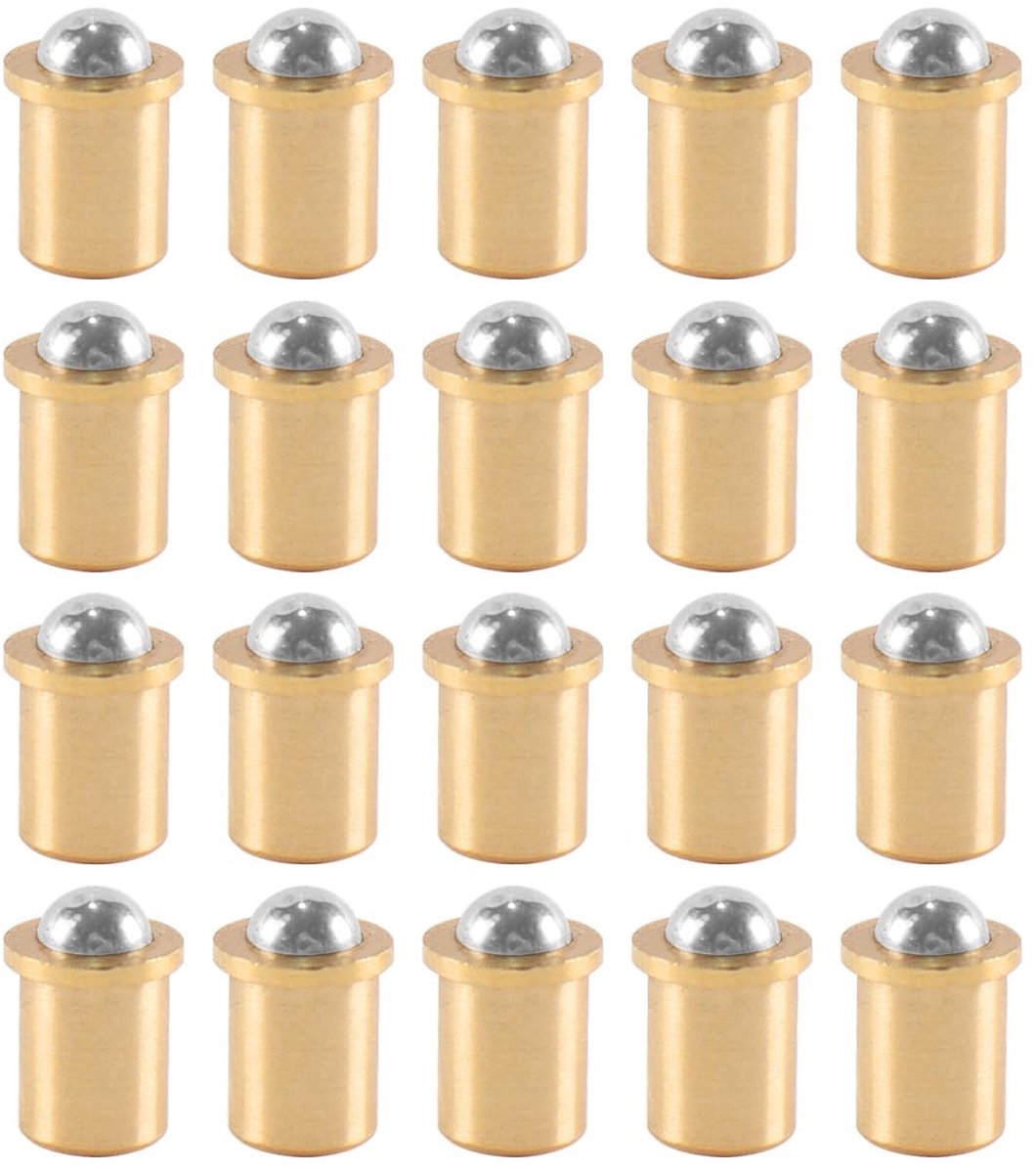 Solidchoice - Messing Kogelgrendelset met 20 Stuks voor Verborgen Kastdeuren