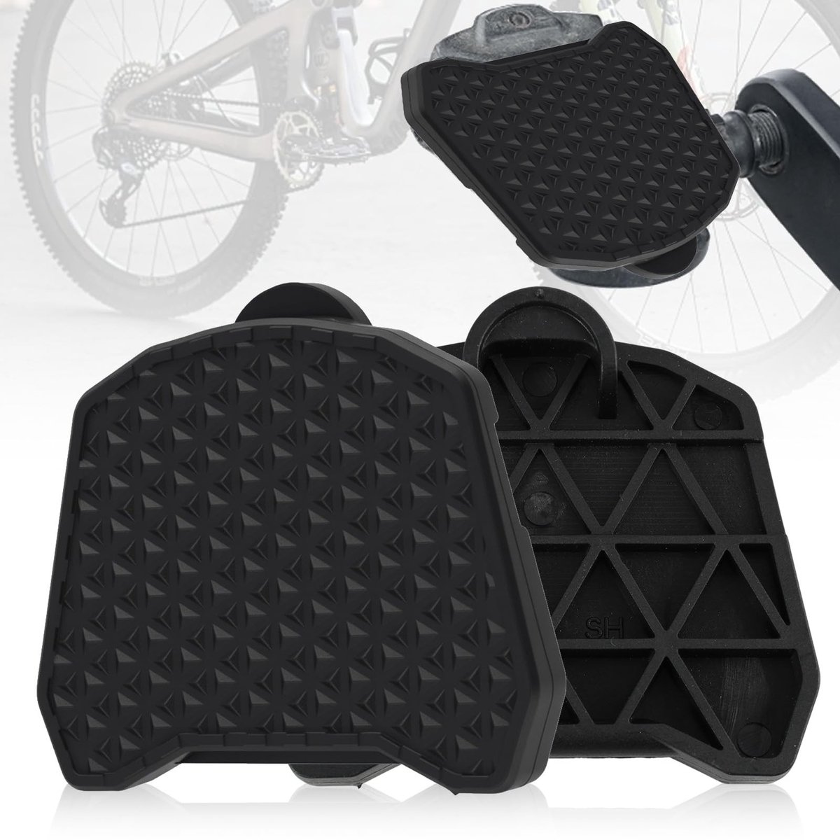 Dailygoods - Pedaalplaten-adapters voor Racefiets Klikpedalen