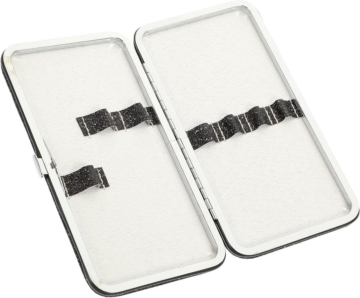 Pincet Opberghouder - Wimper Case - Veilig Transport - Magnetisch Ontwerp - 15.5 cm - Zwart