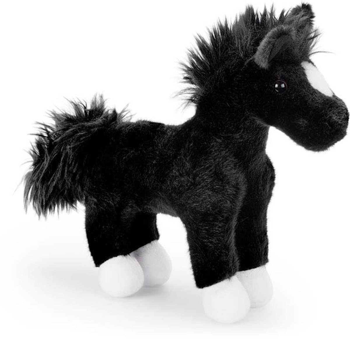 Dailygoods- Knuffeldier Zacht - Pluchen Paard - 20 cm - Duurzaam - Speelgoed voor Jongens/Meisjes - Milieuvriendelijk - Pluche Paard