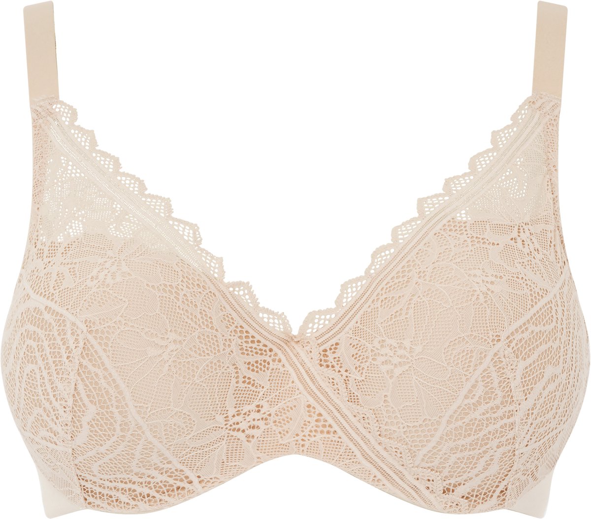 Chantelle Floral Touch - Bedekkende memory bh - Soft Feel - GOLDEN BEIGE