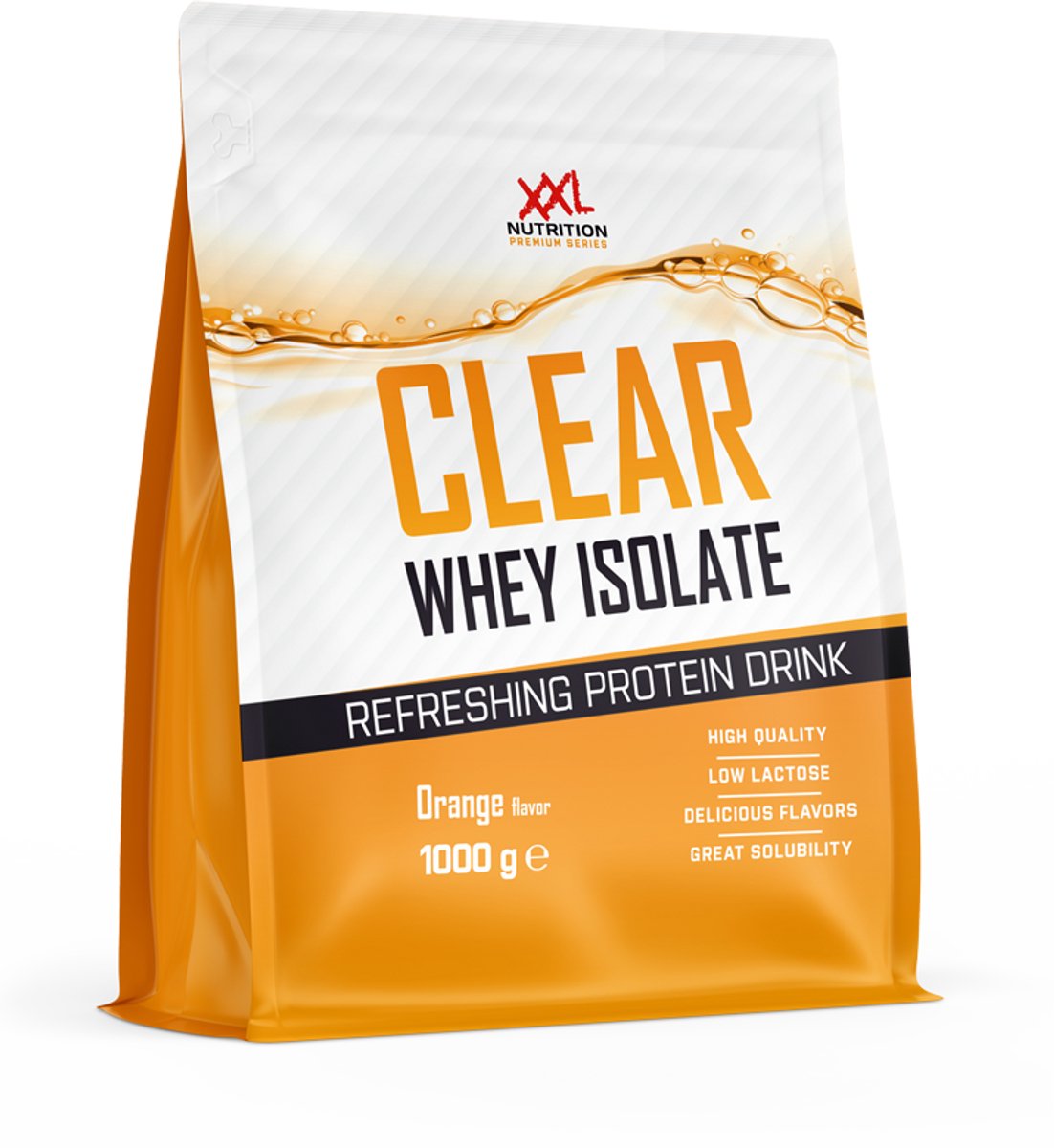 XXL Nutrition - Clear Whey Hydro - Transparante Eiwitshake Whey Hydrolisaat Lactosevrij - Orange - 500 gram