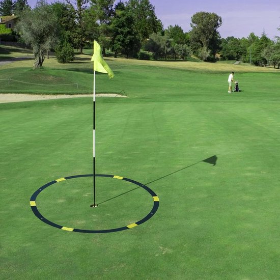 Golf Oefenringen - Chip Doelen - Nauwkeurigheid Verbeteren - Opvouwbaar Ontwerp - 91cm Diameter - Fel — afbeelding 3