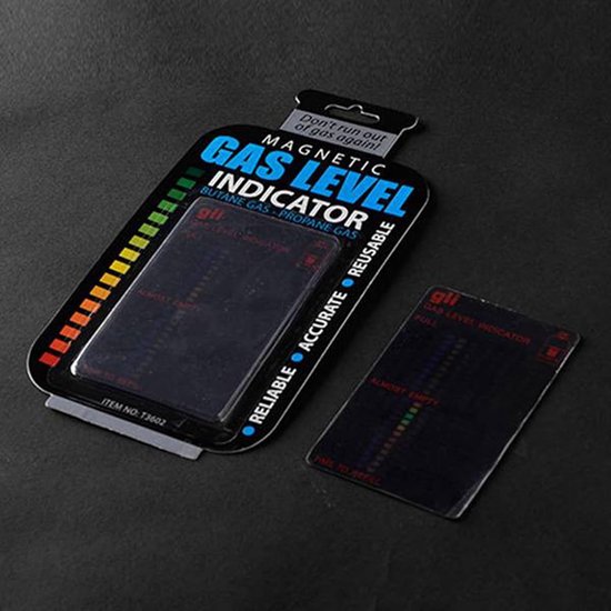 Gastank Indicator - Niveau Meter - Gasvoorraad Monitoren - Magnetische Bevestiging - 4 Stuks - Zwart — afbeelding 2