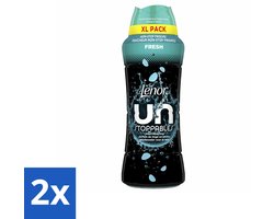 2 x Lenor Unstoppables - Geurbooster - Fris - Non-Stop Frisheid - Grootverpakking - Lenor Geur - Wasverzachter - Geurbooster - Langdurige Geur - Frisse Geur
