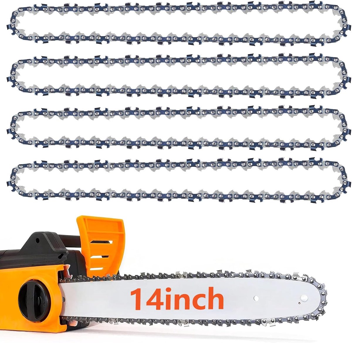 Zaagketting 35 cm - 3/8 inch LP - 52 aandrijflinks - lage terugslag - ShopVlot
