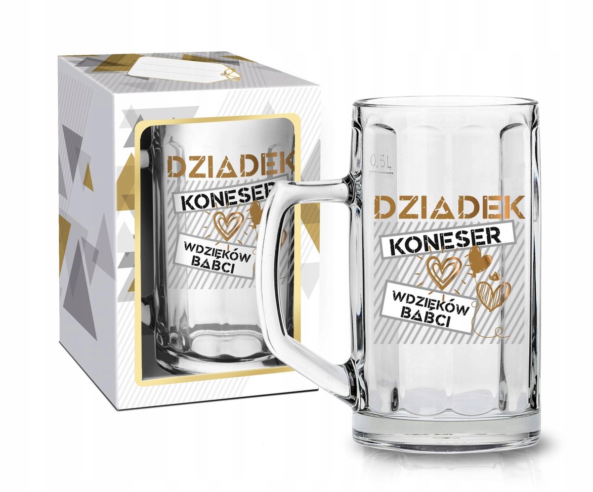 Grappige Bierpul voor Opa - "Opa, Kenner van Oma's Charme"