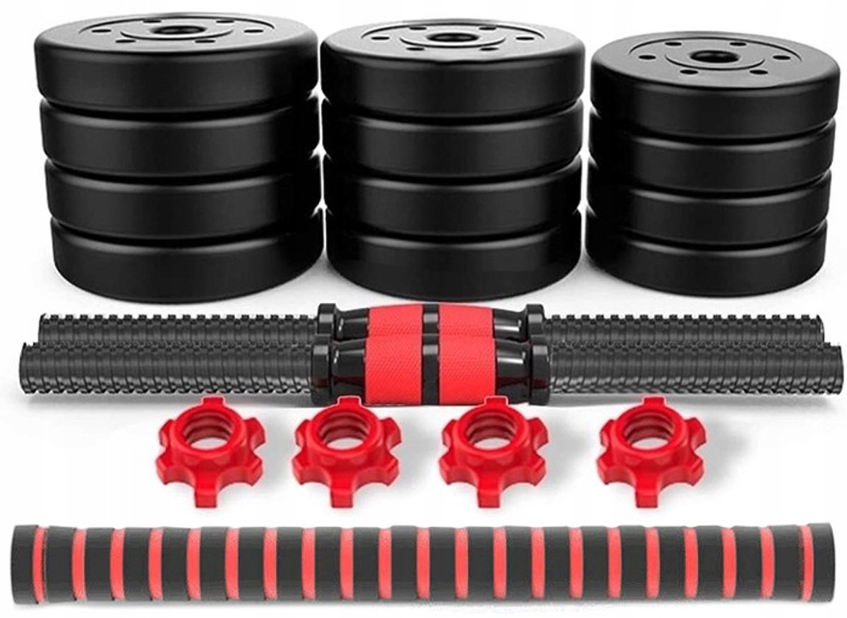 Verstelbare houderset 20kg met stangfunctie - 2x10kg bitumineus