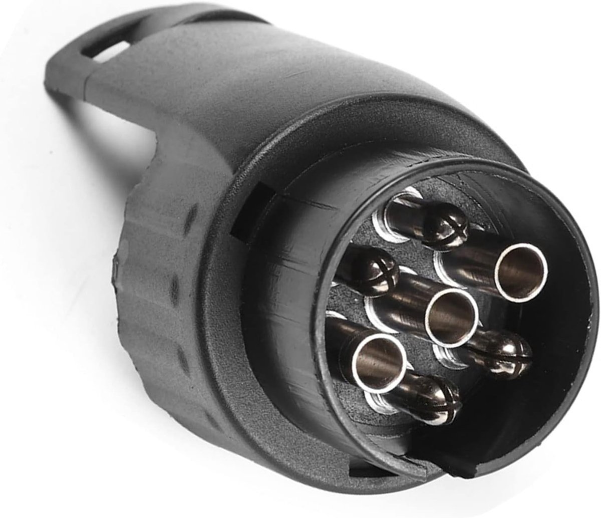 7-polige naar 13-polige Adapter - Zwart - Adapter 7/13 - Waterdichte Aansluiting voor Auto en Aanhanger