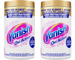 Vanish Oxi Action Vlekverwijderaar Poeder White – 2x 1,445 kg – 2,89 kg – Voordeelverpakking