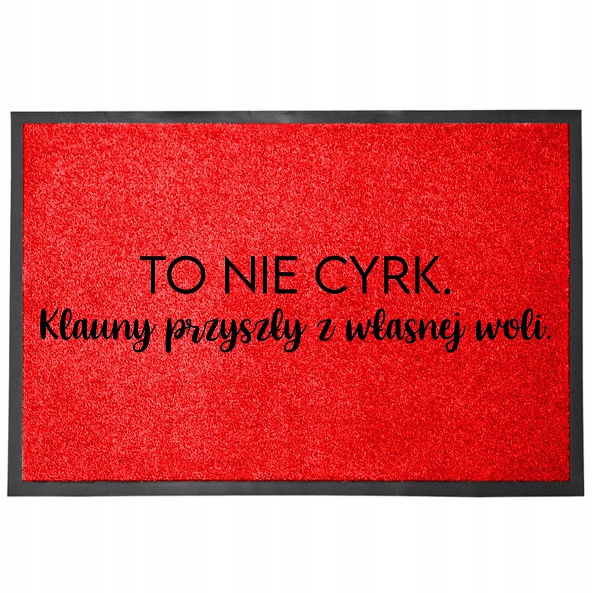 Merkloze Rode Deurmat 40x60 cm - Stijlvol en Praktisch
