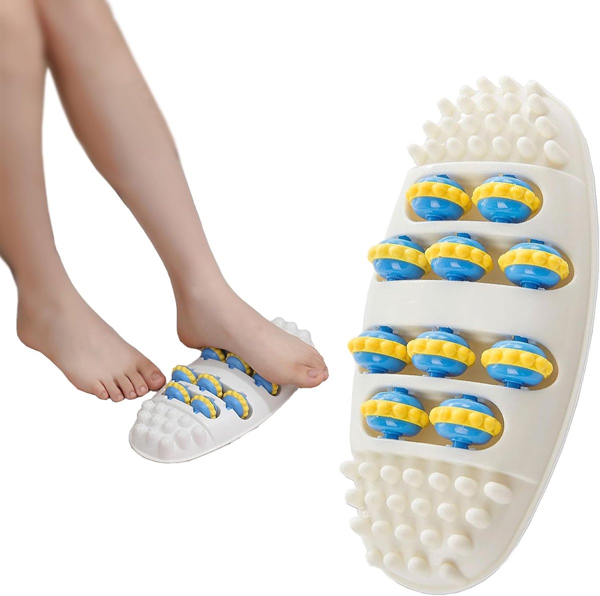 Portable foot massage roller for foot massager for foot blood circulation, stress reduction, relaxation, can be used - ShopVlot