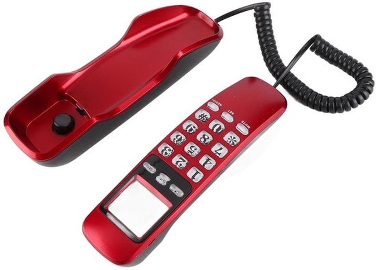 Huistelefoon met LCD-scherm - Dubbel nummerherkenningssysteem - Inkomende herinneringen - Terugbelfunctie - Multifunctionele telefoon - Voor thuiskantoor - Vaste Telefoon