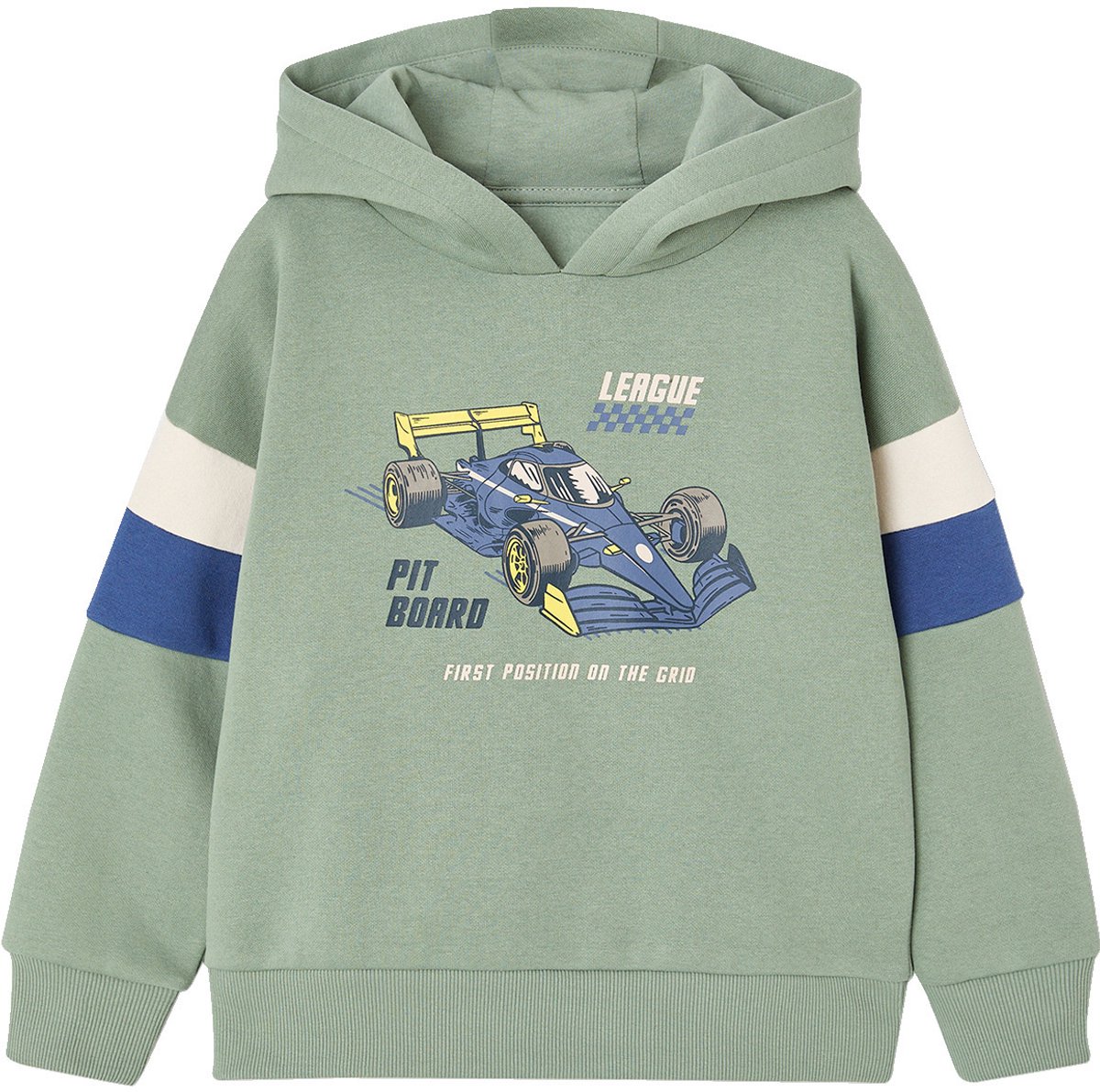 Vertbaudet Sweater met capuchon met geplaatste print
