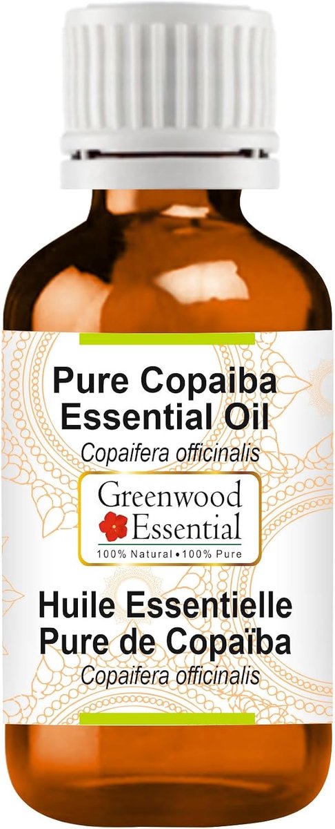 Etherische olie copaiba 15 ml - natuurzuiver - stoomgedistilleerd - voor dagelijkse huidverzorging - ShopVlot