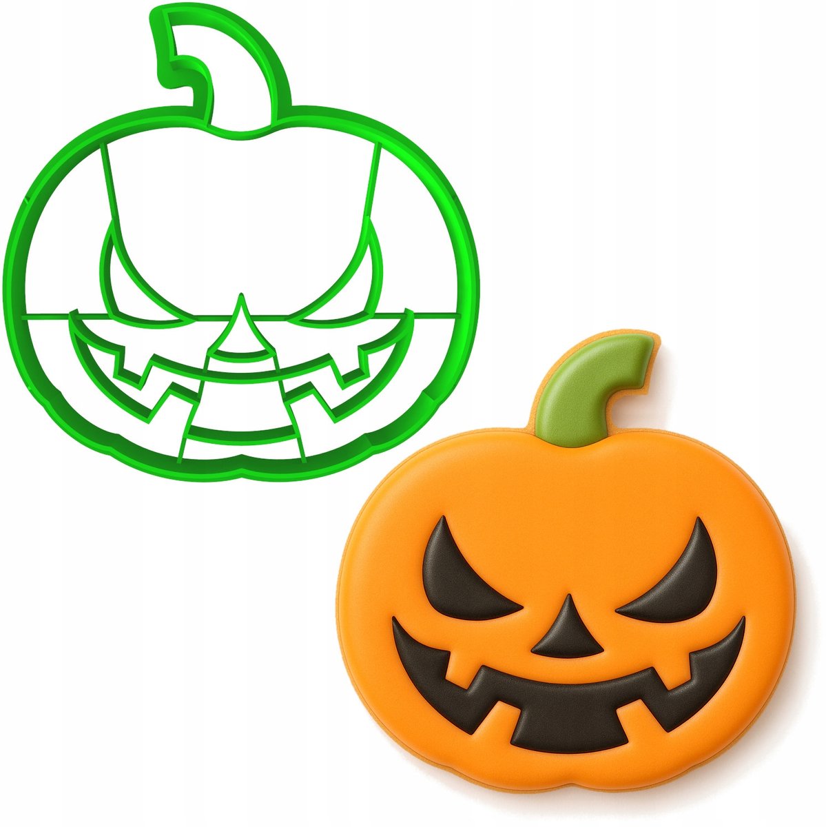 Halloween Koekjesvorm - Pompoen 8cm