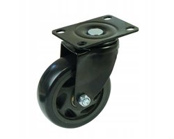 Zwart Zwart Zwenkwiel 100 mm, sleepvermogen 85-100 kg