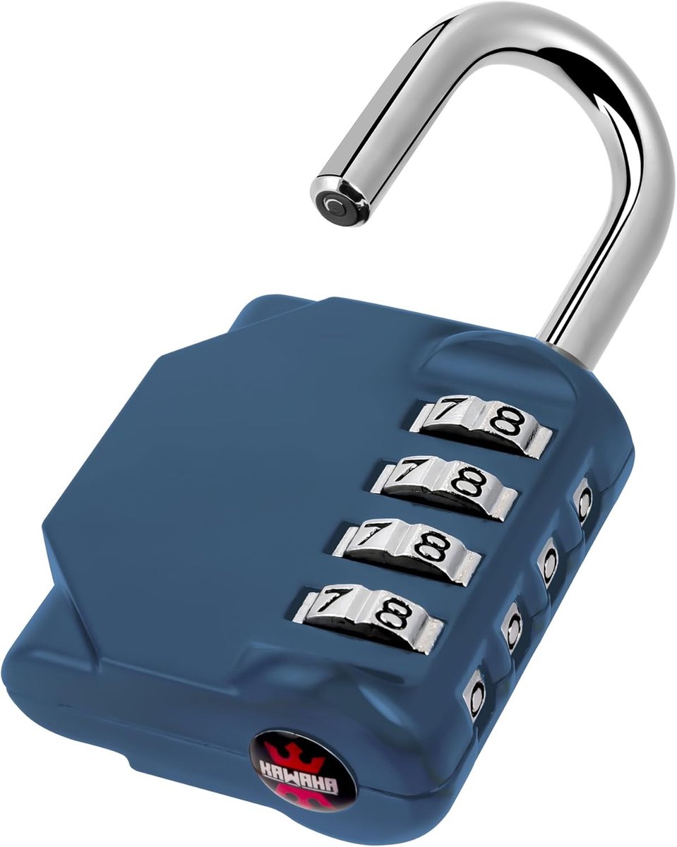 CL11BG Combination Lock, 4 Digit Outdoor Combination Padlock, Your Own Combination for Gym Lock, School, Gates, Doors - ShopVlot