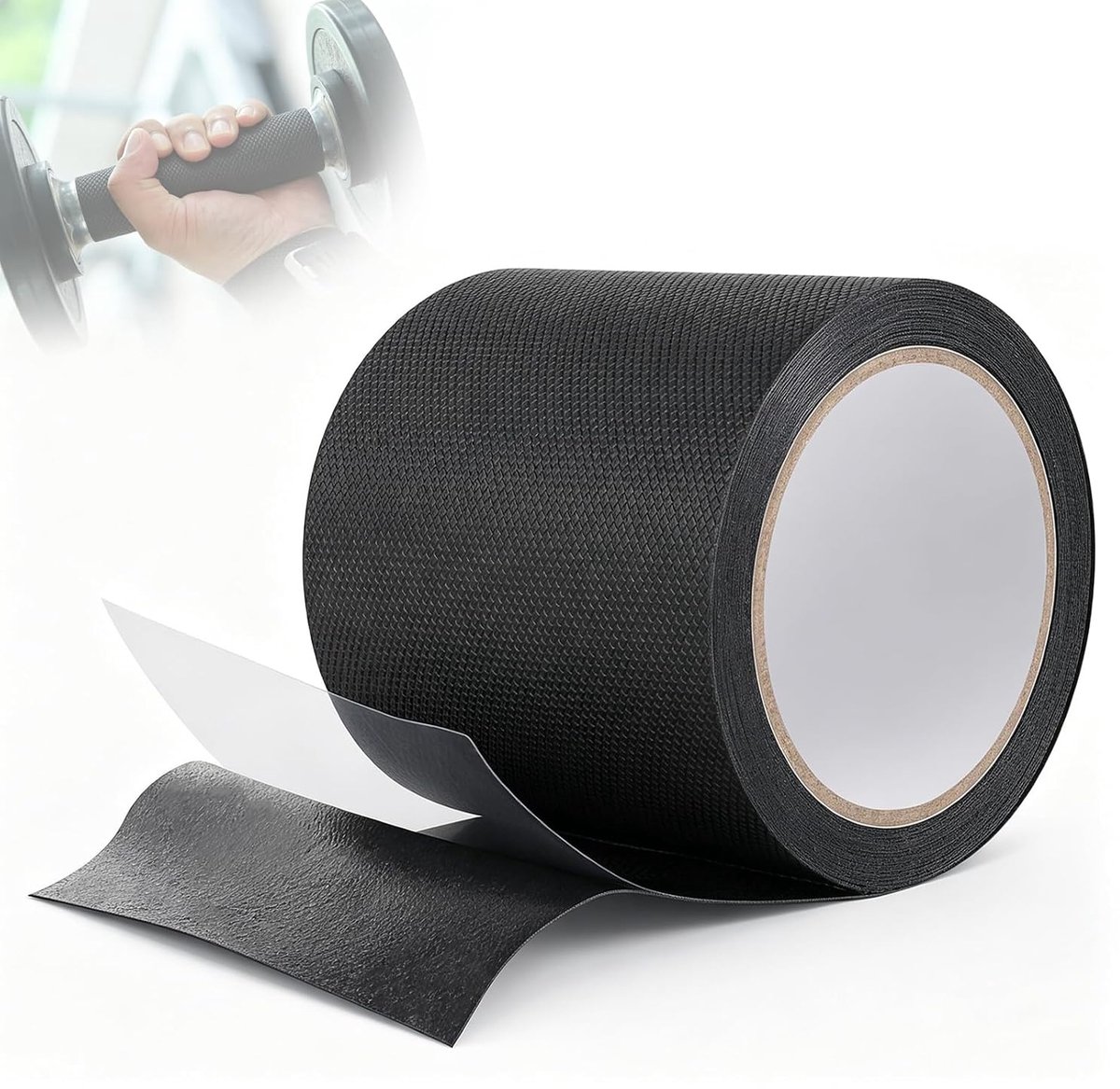 Rubber niet-slipband 10 cm × 5 m - zacht rubber - waterproof - ideale grip voor gereedschap - ShopVlot