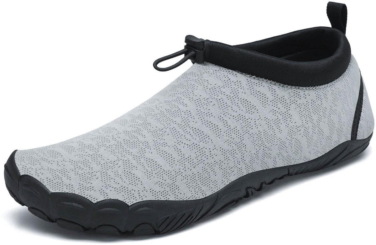 Mishansha Unisex badschoenen blote voeten waterschoenen maat 36-46, essengrijs, 45 EU - ShopVlot