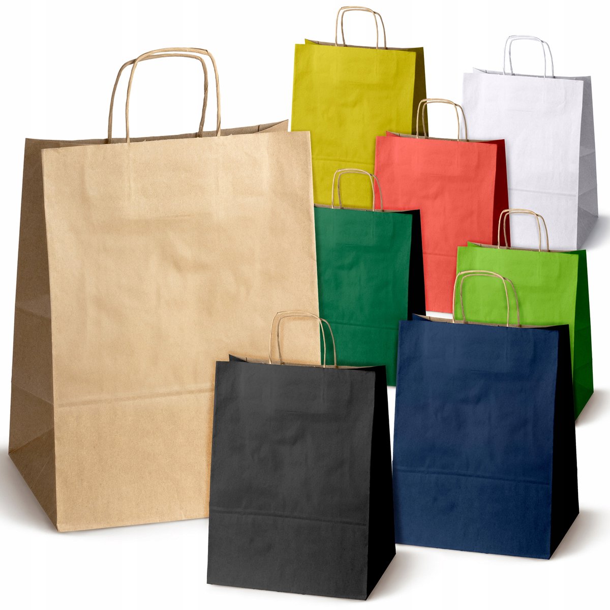 Papierladen 30x17x42,5 cm, mixkleuren, 40 stuks