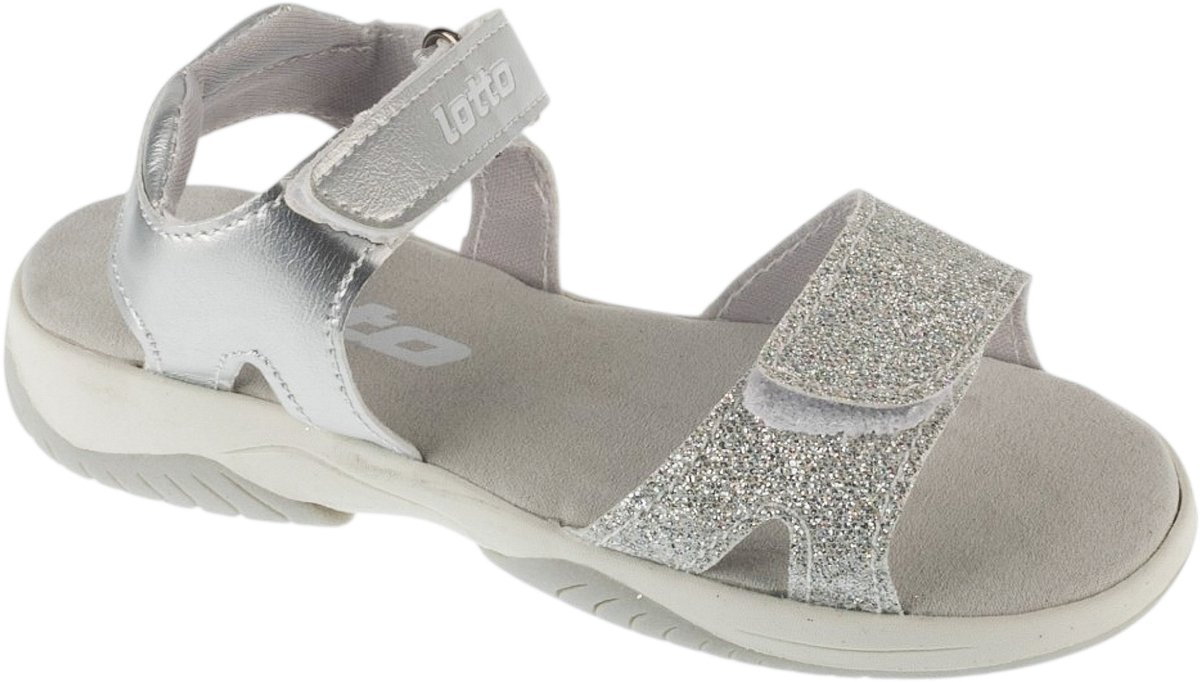 Lotto Kinder Leichte Sandalen 2600980K Silver/White-35