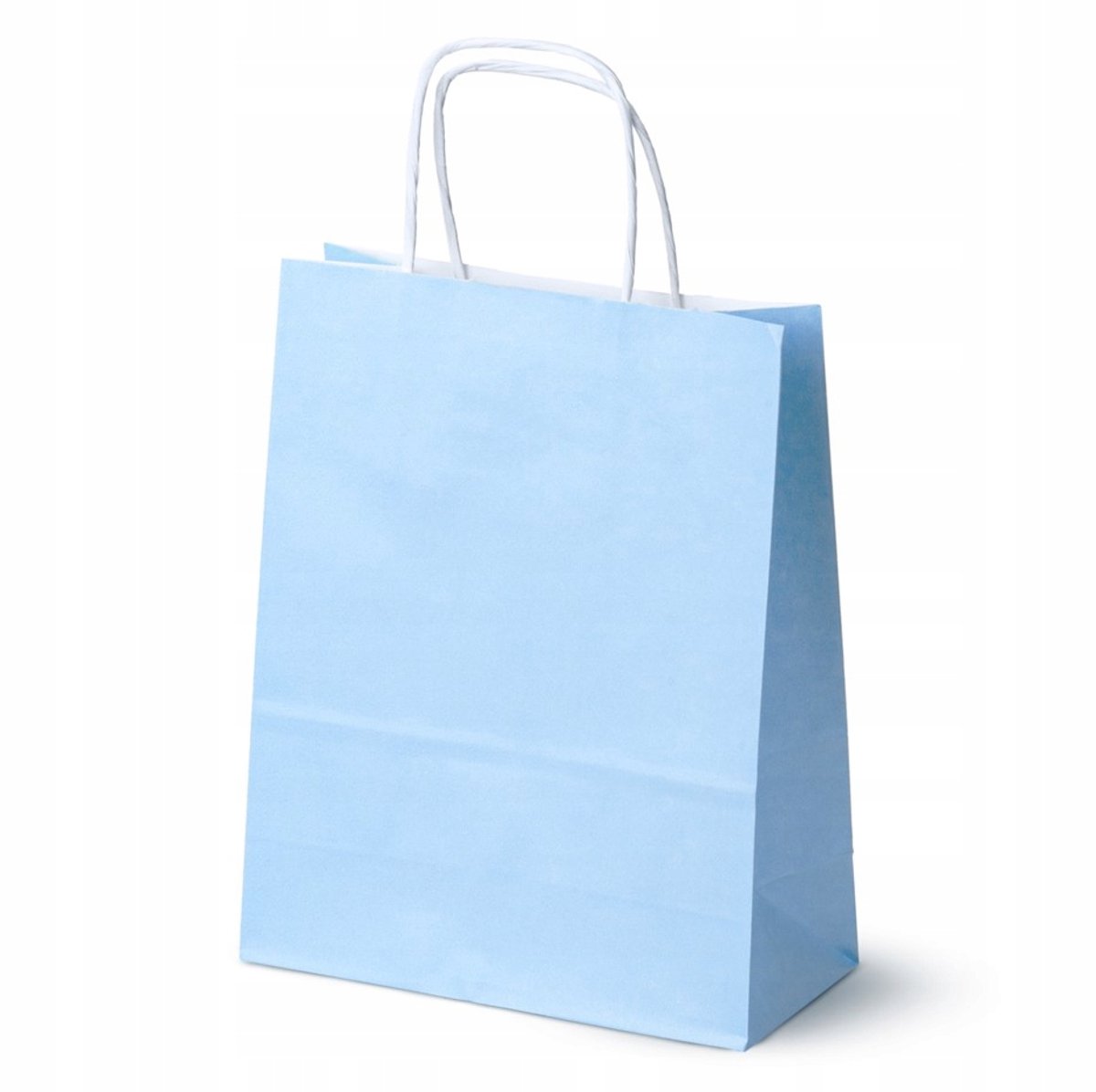 Papieren Tas Pastel Blauw 18x8x22,5cm - 5 Stuks - Duurzaam & Stijlvol