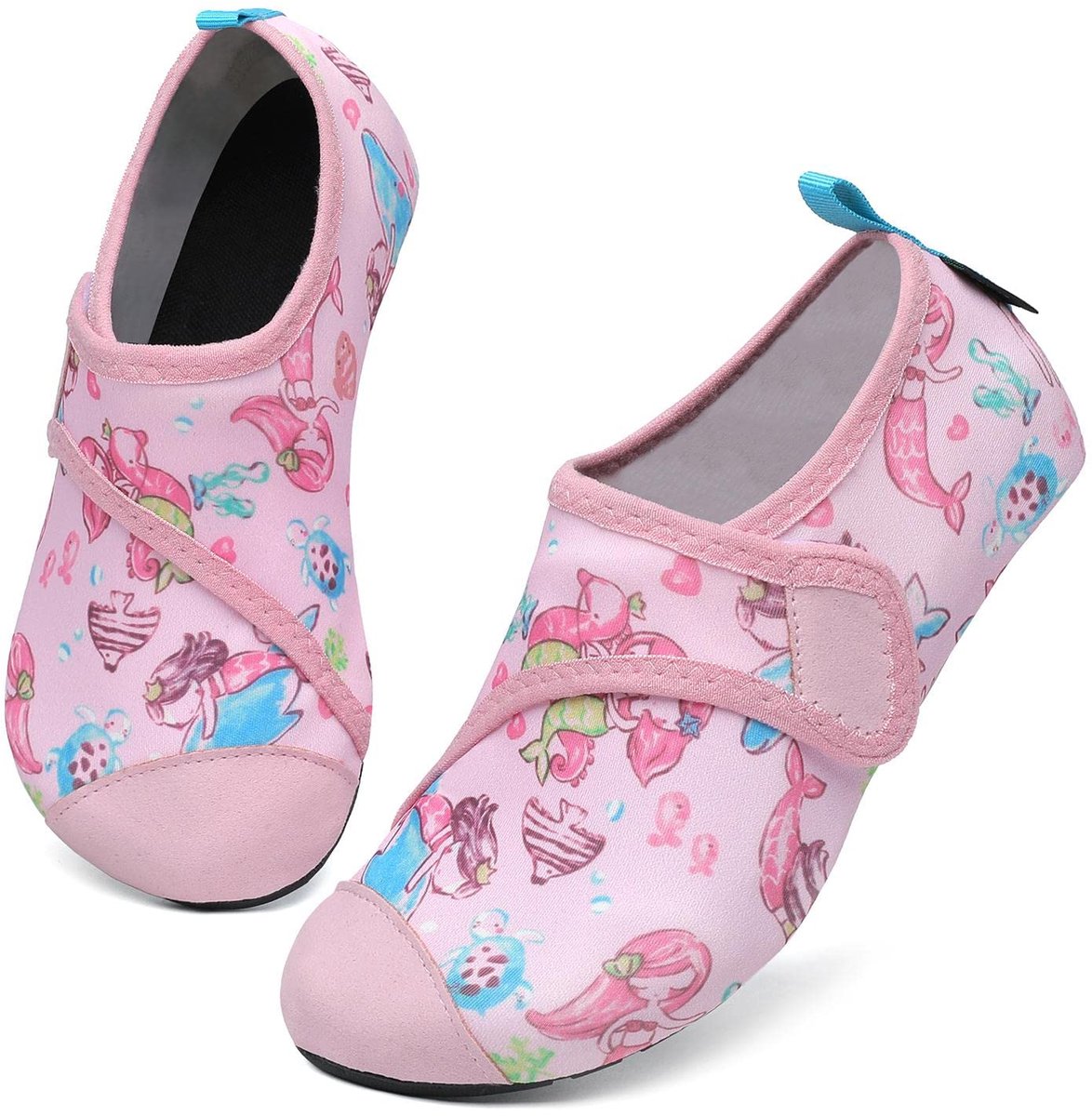 SAGUARO Badschoenen voor kinderen, waterschoenen, meisjes, waterschoenen, jongens, zwemschoenen, Meisjes roze, 24/25 - ShopVlot