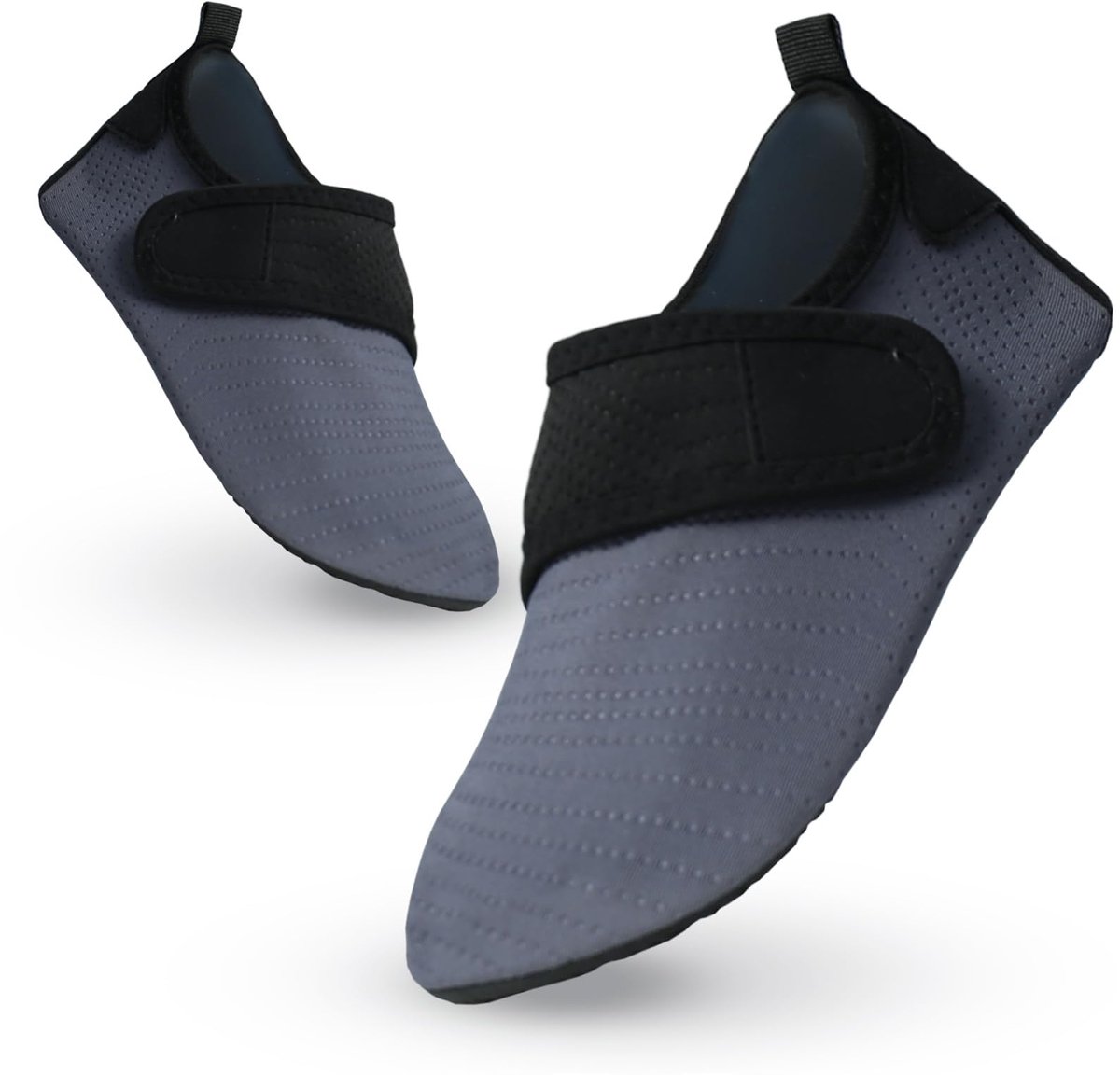 Waterschoenen voor kinderen, meisjes, strandschoenen, antislip, sneldrogend, blote voeten, maat 22-33, 1 grijs/zwart - ShopVlot