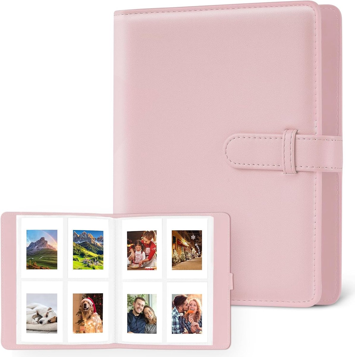 Fotoalbum 128 compartimenten - 7.5 cm - geschikt voor Fujifilm Instax en Polaroid - ShopVlot