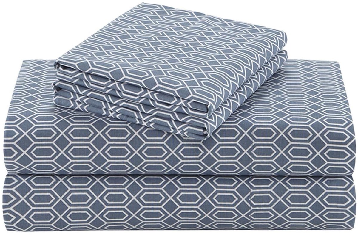 Lakenset twin XL 100% katoen - ademend en koel - elastische hoeken tot 41 cm - comfortabel slapen - ShopVlot