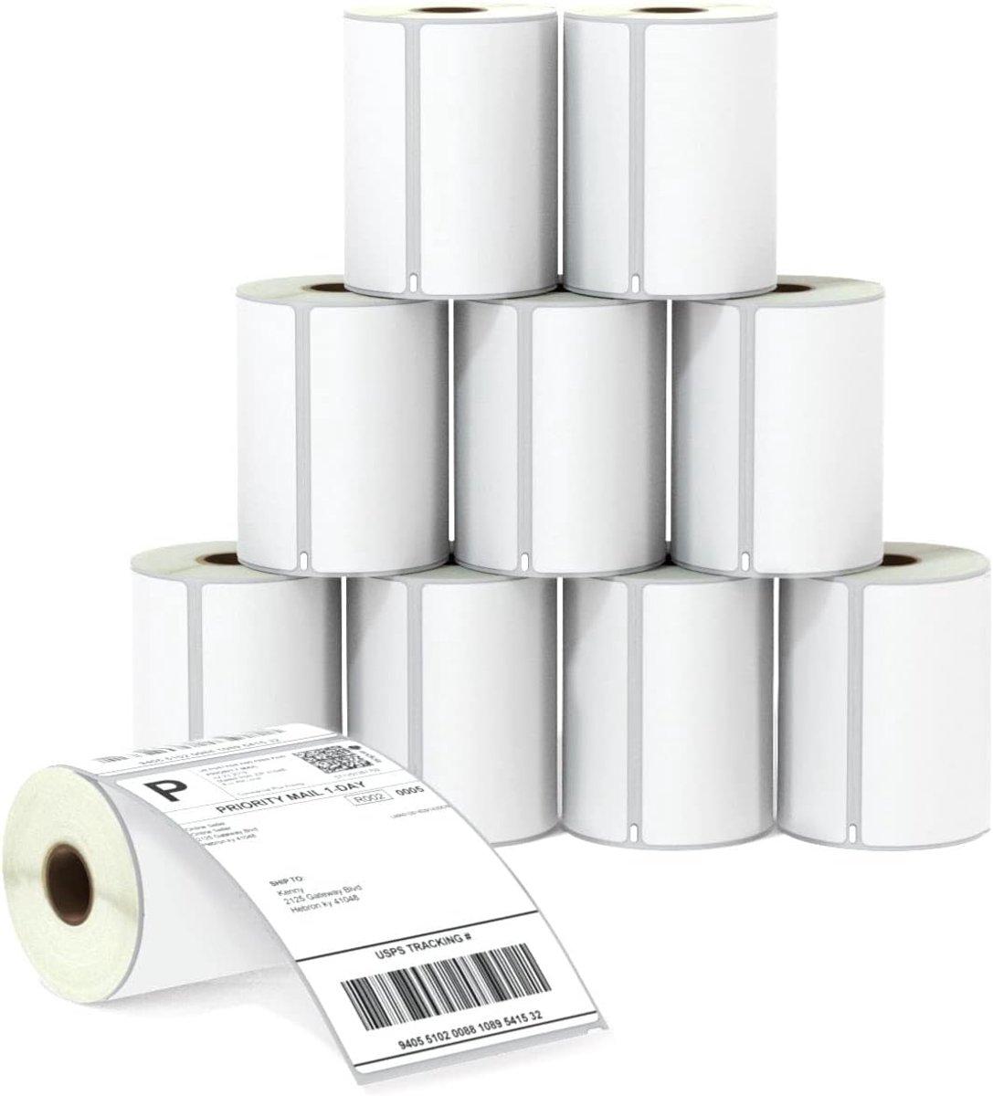 Verzendlabels 104mm x 159mm - 2200 zelfklevende etiketten - perfect voor Dymo labelmachine - ideaal voor verzending