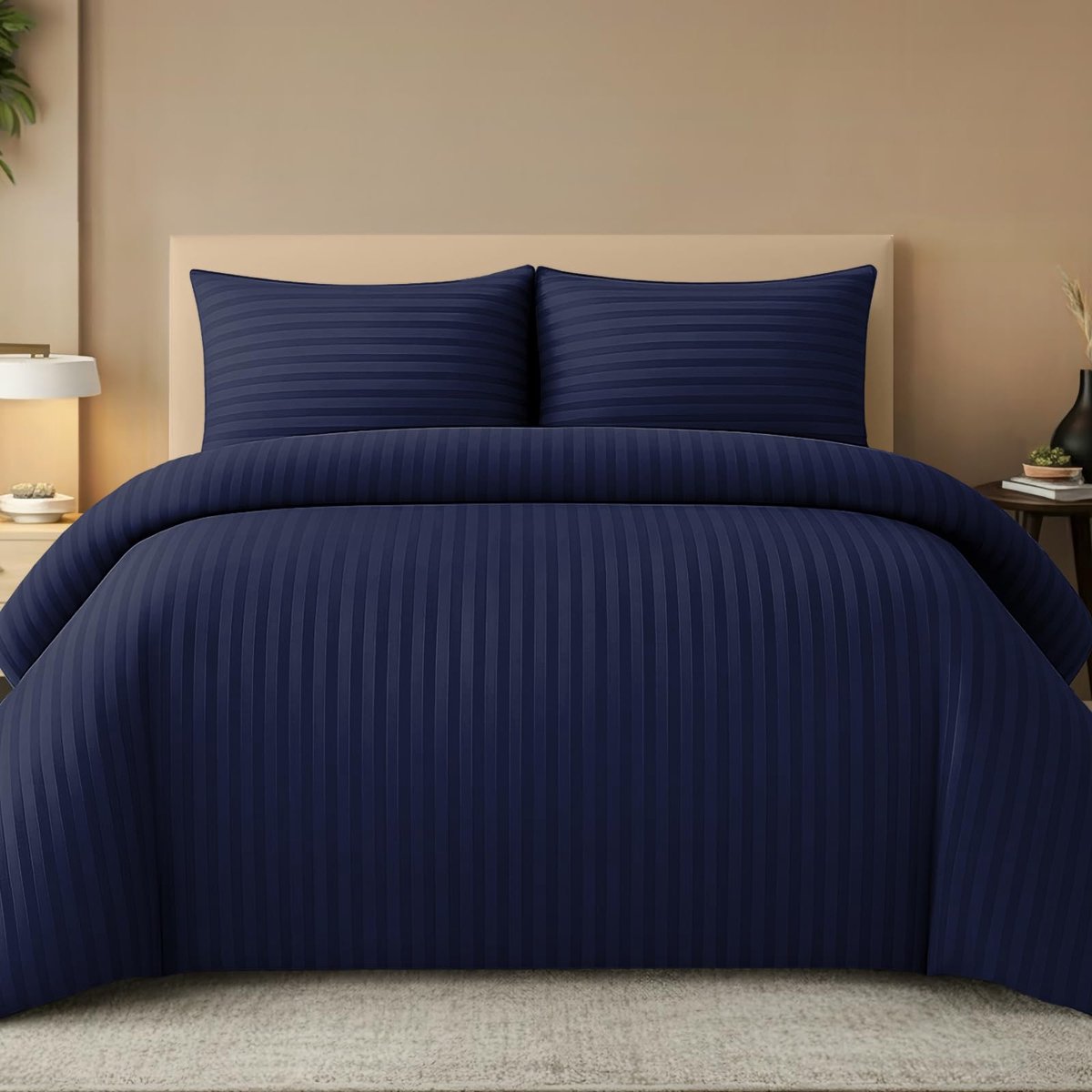 Beddengoed 260 x 220 cm - 3-delige microvezel set - zacht en ademend - ideaal voor een comfortabele nachtrust - ShopVlot
