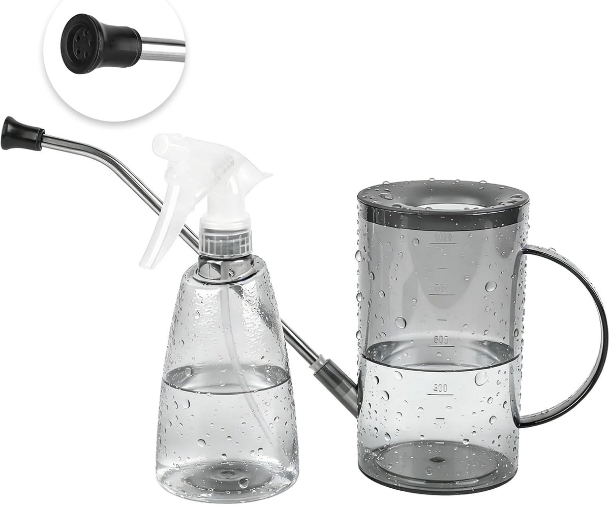 Gieter Kind - Spacegrijs - 17 cm - Lange Tuit - Voor Plantenverzorging