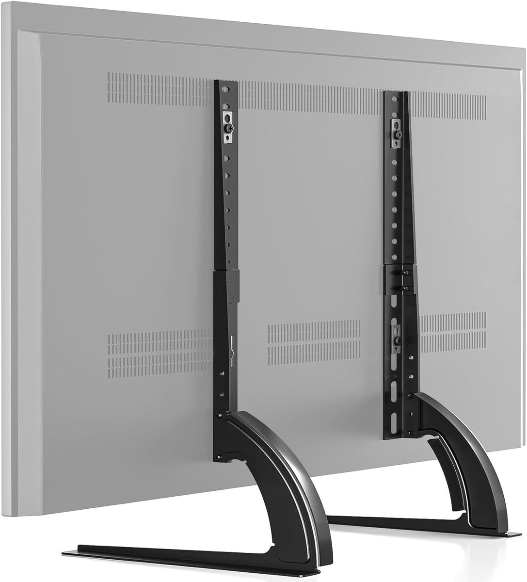 Universele TV-voetjes - Zwart - Geschikt voor 20-65 inch TV's - In hoogte verstelbare TV-standaard - Voor LED/OLED televisies