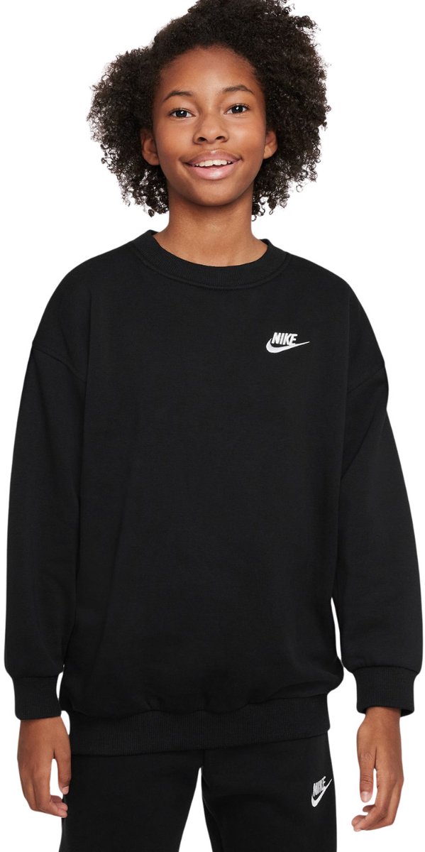 Nike Sportswear Club Fleece Sweater Kinderen Zwart