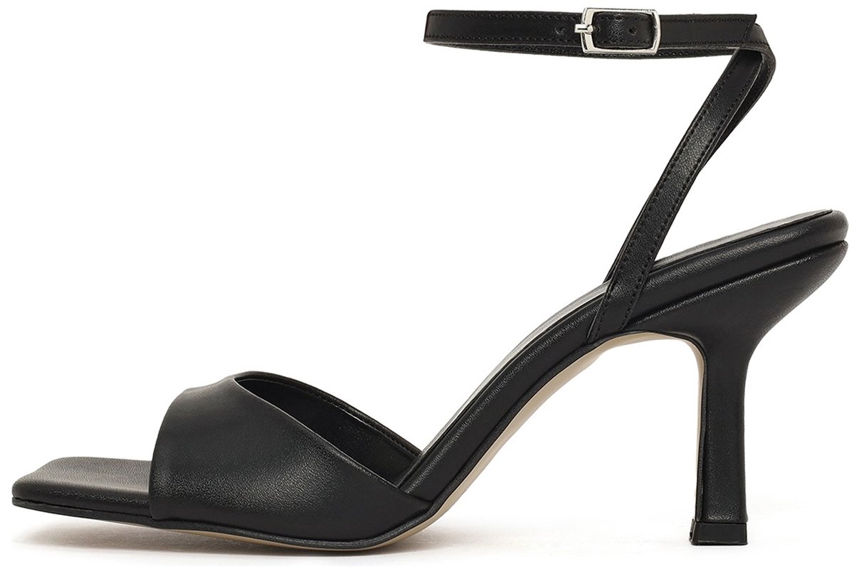 DERIMOD Sandalen Met Hoge Hak Imitation Leren High Heel Sandalen
